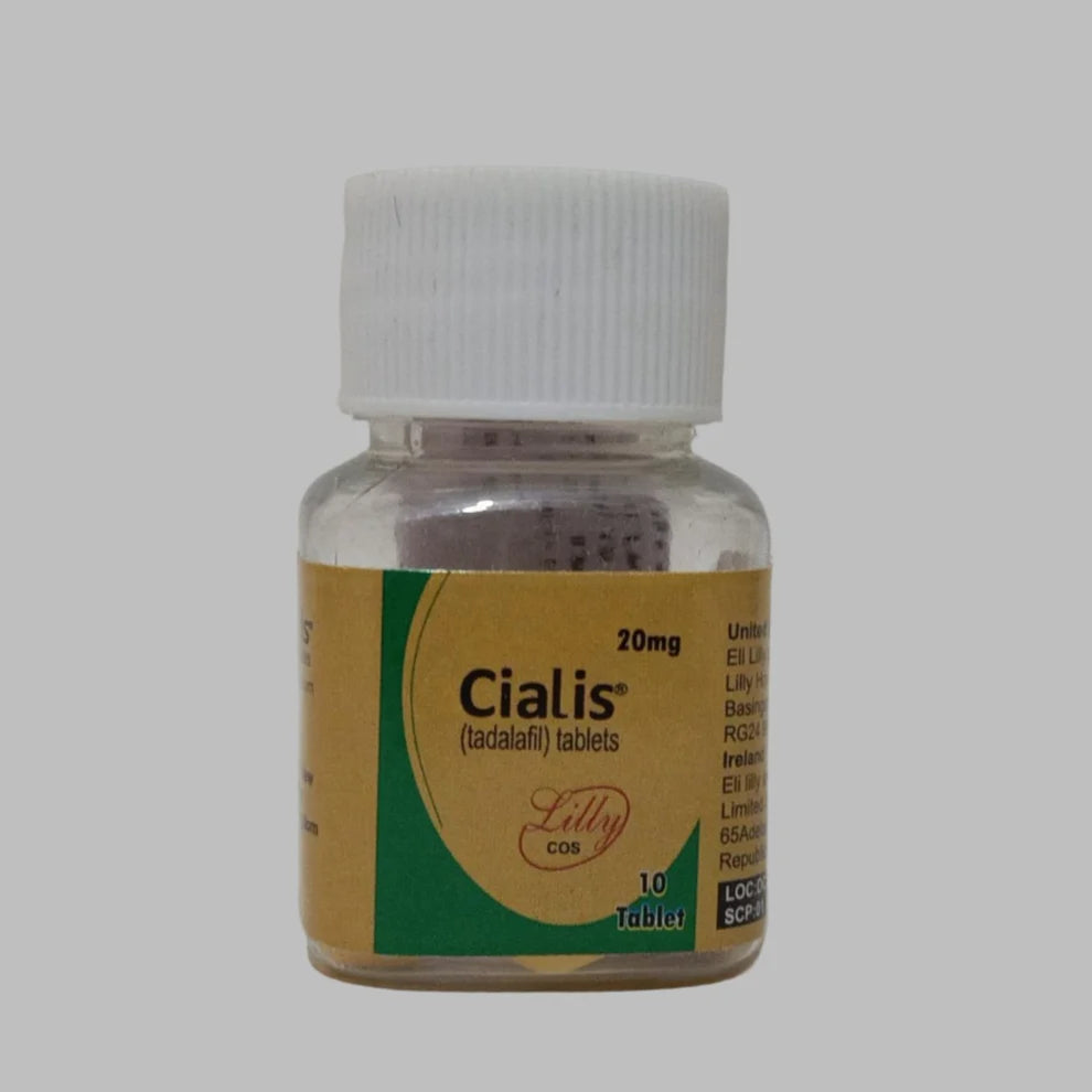 Cialis 10 Tablets 20mg Bottle original USA