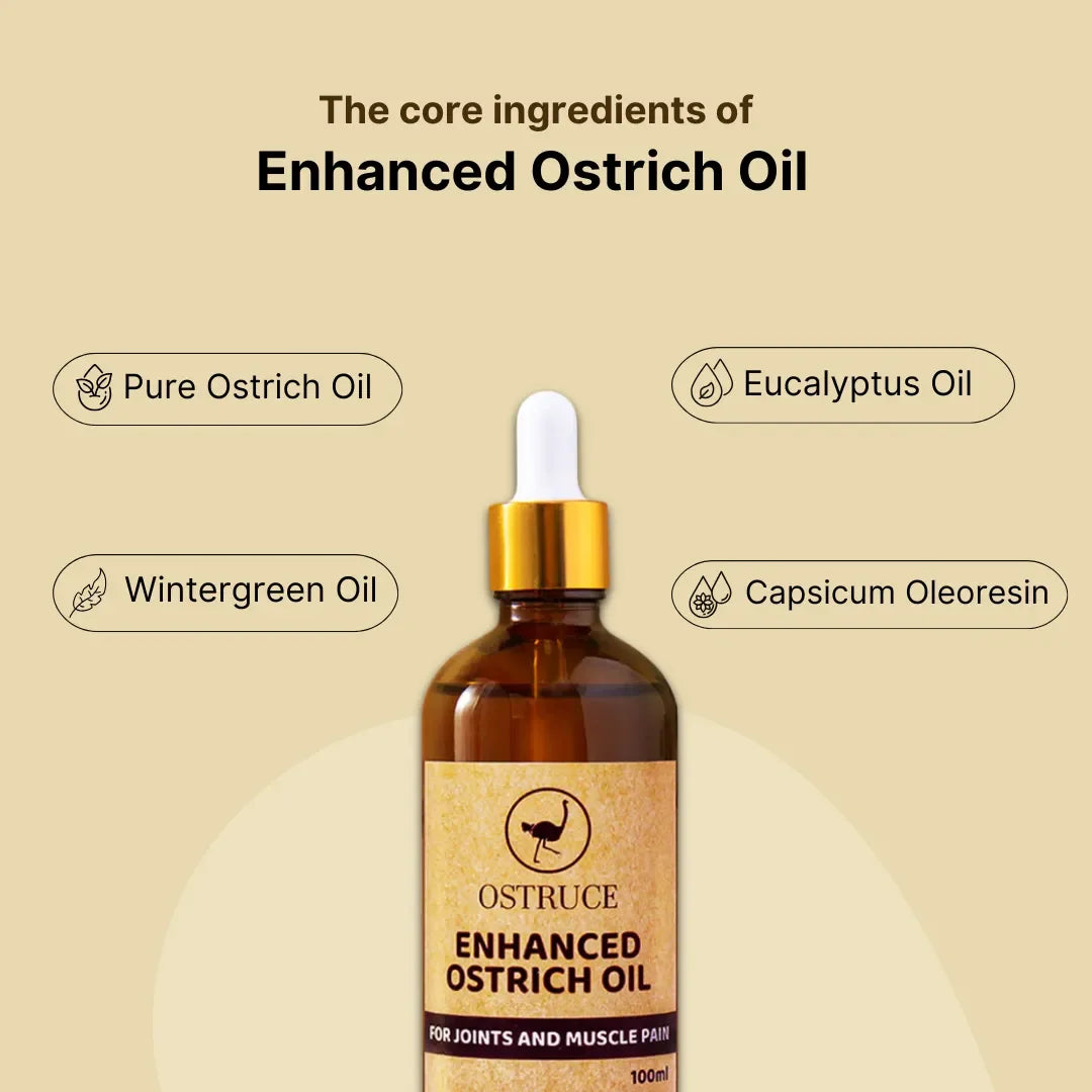 Enhanced Ostrich Oil- joints pain( 30ml)