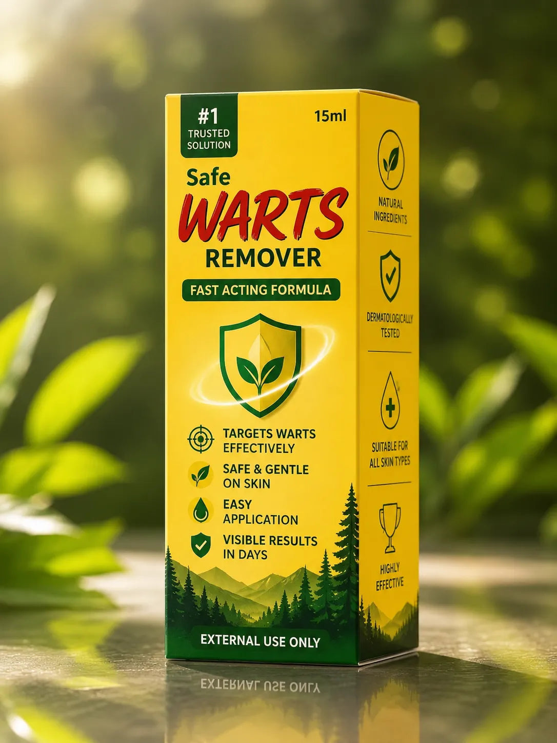 Safe Warts Remover Cream (15ml)